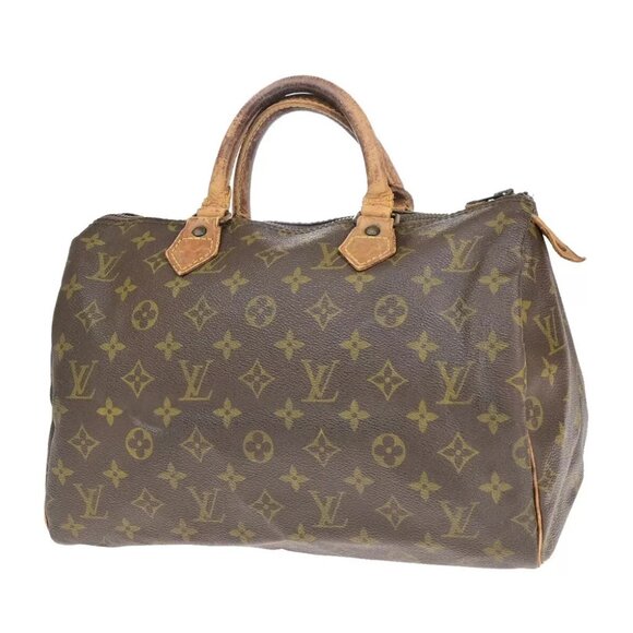 AUTHENTICITY GUARANTEED LOUIS VUITTON Speedy Travel Hand Bag Monogram - Picture 1 of 16